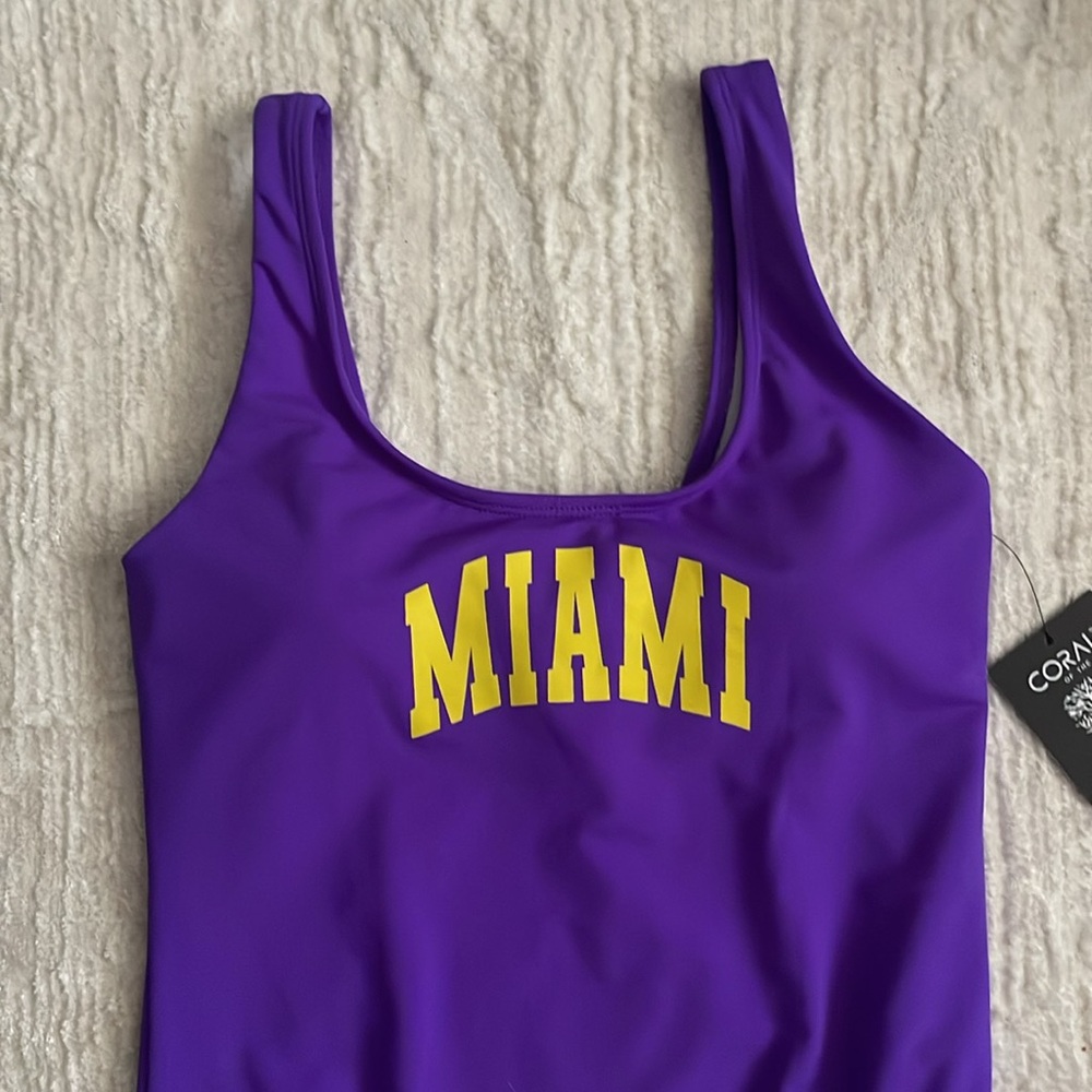 NEW CORAL “Miami” Purple One Piece Swimsuit Bikini